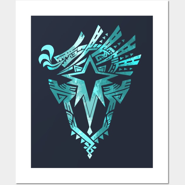 Monster Hunter Rise Iceborne Wall Art by freezinghot